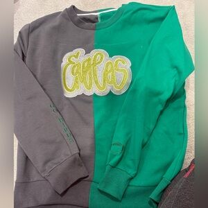 Green and Gray Eagles Sweatshirt